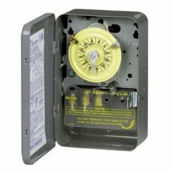 INTERMATIC Intermatic T102 24-hour Mechanical Time Switch 208-277V SPST NEMA 1