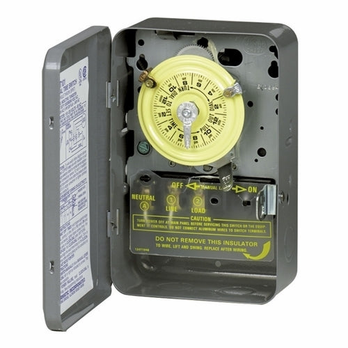 INTERMATIC Intermatic T102 24-hour Mechanical Time Switch 208-277V SPST NEMA 1