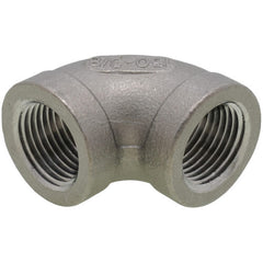 MERIT BRASS Merit Brass K401-06 Banded Pipe 90 deg Elbow 3/8 in FNPT 150 lb 304/304L Stainless Steel