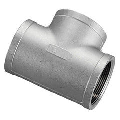 MERIT BRASS Merit Brass K406-16 Banded Pipe Tee, 1 in, FNPT, 150 lb, 304/304L Stainless Steel