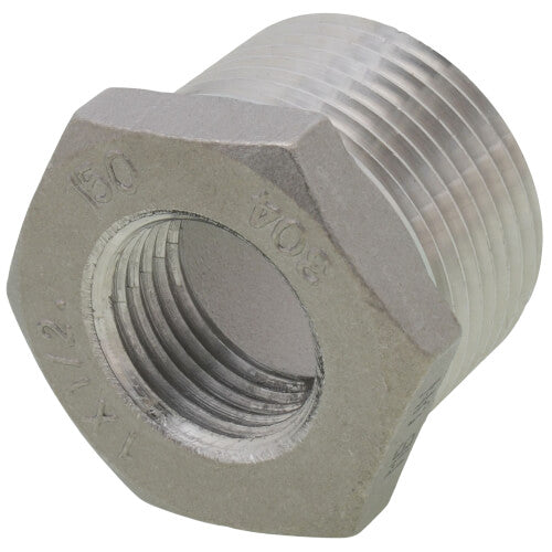 MERIT BRASS Merit Brass K414-1608 Hex Head Pipe Bushing 1 x 1/2 in Nominal MNPT x FNPT