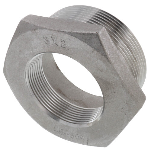 MERIT BRASS Merit Brass K414-4832 Hex Head Pipe Bushing, 3 x 2 in Nominal, MNPT x FNPT End Style, 150 lb