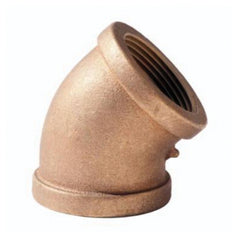 MERIT BRASS Merit Brass X102-24 45 Deg Straight Pipe Elbow 1-1/2 in Nominal FNPT End Style