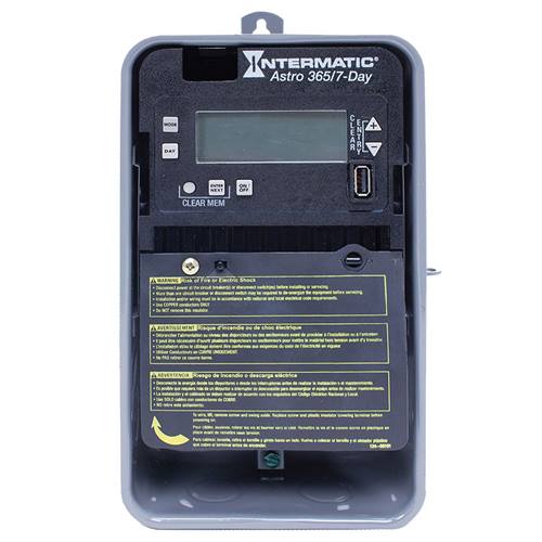 INTERMATIC Intermatic ET2805CR T/S-ELEC,1CH,ASTRO,3R STL ENCL