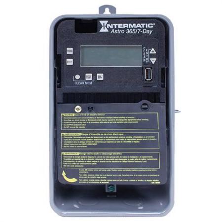 INTERMATIC Intermatic ET2805CR T/S-ELEC,1CH,ASTRO,3R STL ENCL
