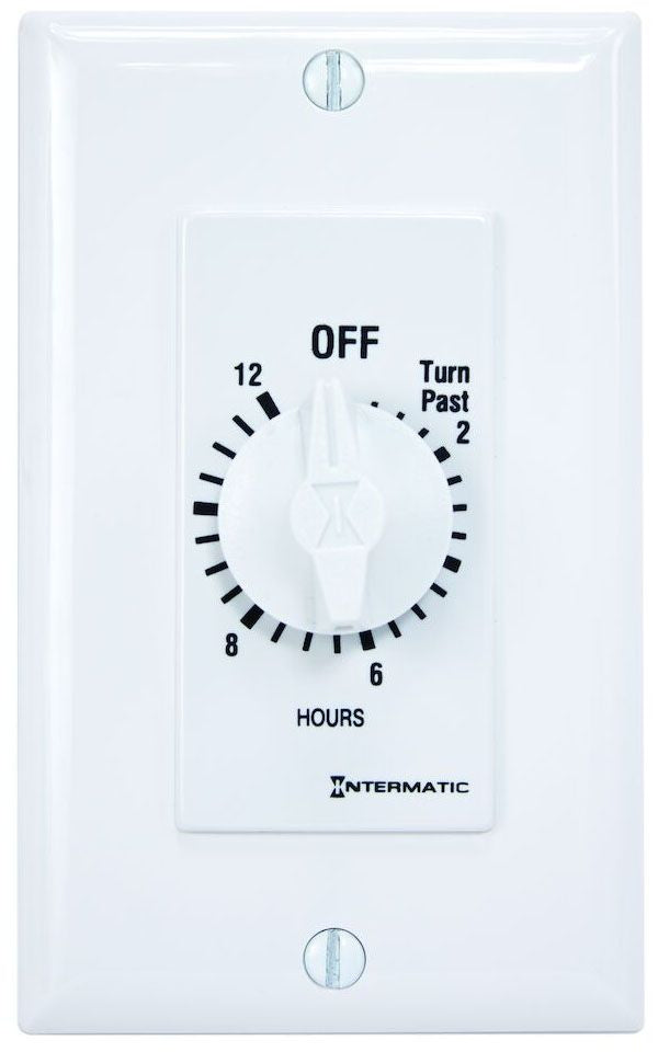 INTERMATIC Intermatic FD12HWC Spring Wound Countdown Timer, 125-277 VAC, 12 Hour Max