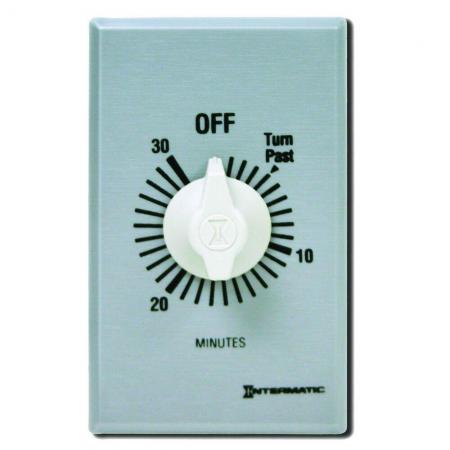 INTERMATIC Intermatic FF330M Spring Wound Countdown Timer 125-277 VAC 30 Minute Max Without Hold
