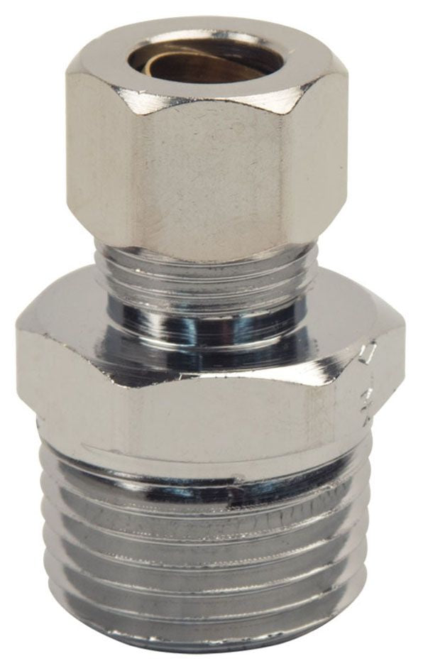 BRASSCRAFT BrassCraft 13XC - Adapter Fitting - Male, Reducing (3/8 Inch x 1/2 Inch) - NSF/ANSI 372