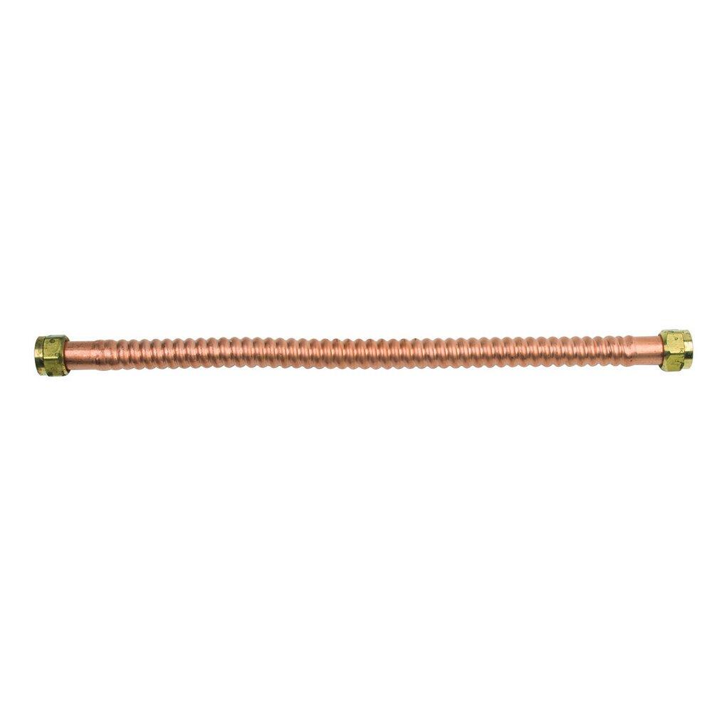 BRASSCRAFT BrassCraft WB00-18N Water Heater Connector, 3/4 x 3/4, FIP x FIP, 18 in Length