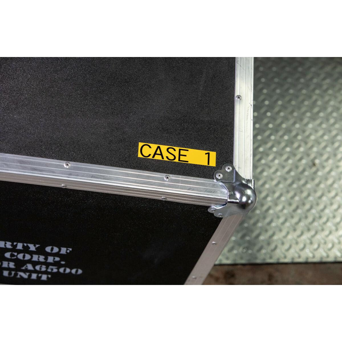 BRADY Brady MC1-1000-595-YL-BK Label Vinyl 1 in x 25 ft Black on Yellow