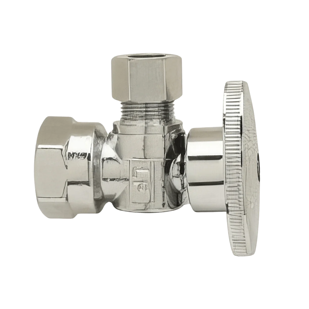 BRASSCRAFT BrassCraft PLB108XP 1/2 inch x 3/8 inch FIP x Compression Brass Angle Stop Valve
