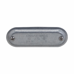 EATON Eaton 570 Condulet Form 7 Wedge Nut Cover, Sheet Steel, 1-1/2