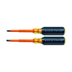 KLEIN TOOLS Klein 33532-INS Insulated Screwdriver Set 1000V Slotted and Phillips 2-Piece Replacement MPN