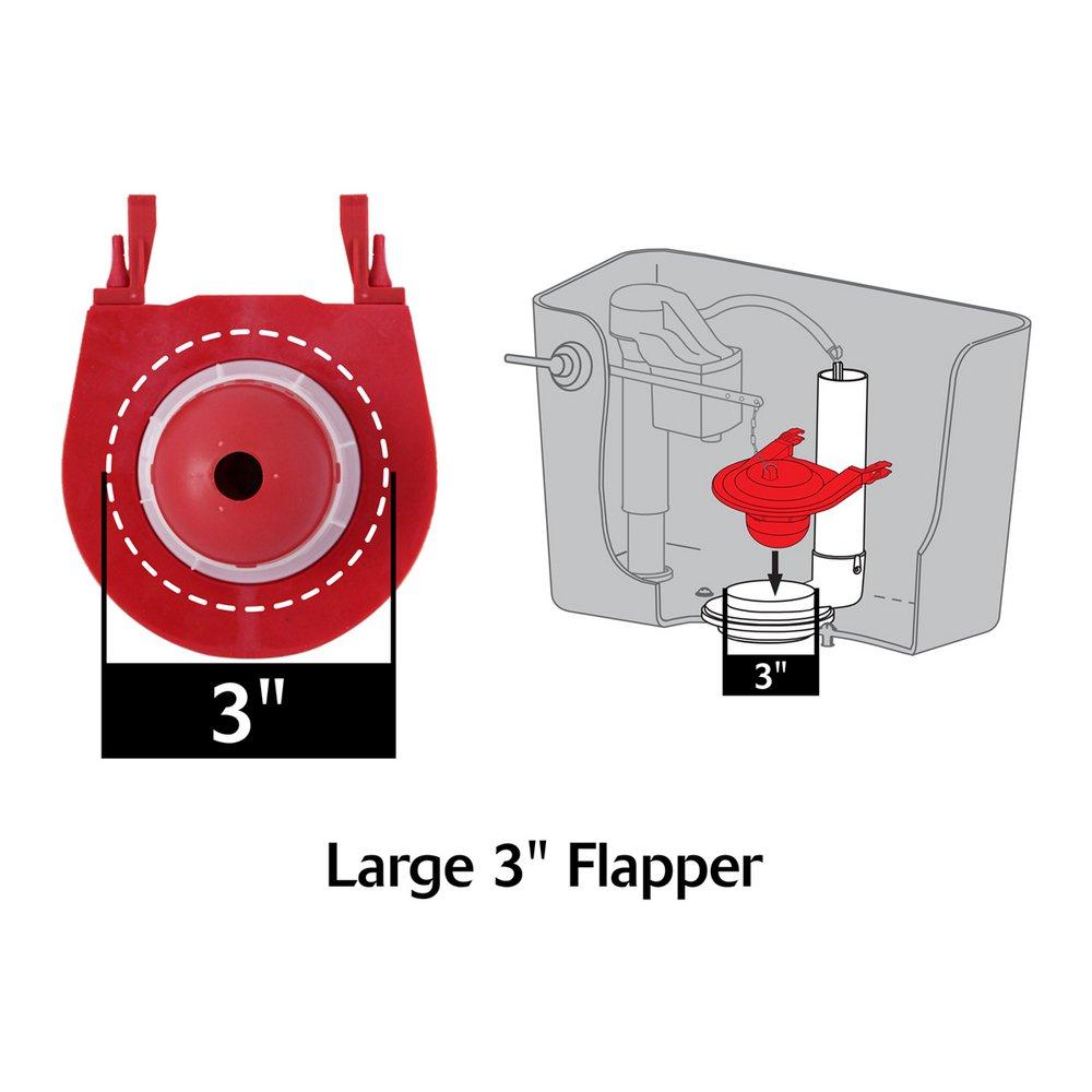LAVELLE INDUSTRIES Lavelle Industries 3060BP Korky 3 in Flapper