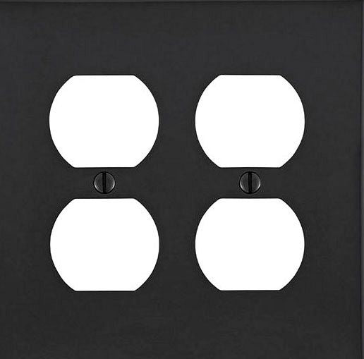 LEVITON Leviton PJ82-E 2-Gang Duplex Receptacle Wallplate Midway Size Replacement MPN