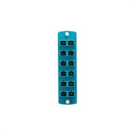 LEVITON Leviton 5F100-2QC SDX Precision Molded Plate Laser Optimized 50/125um Duplex SC 12 Fibers