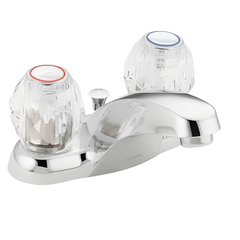 MOEN Moen 64920 Chateau Two Handle Centerset Bathroom Sink Faucet in Chrome