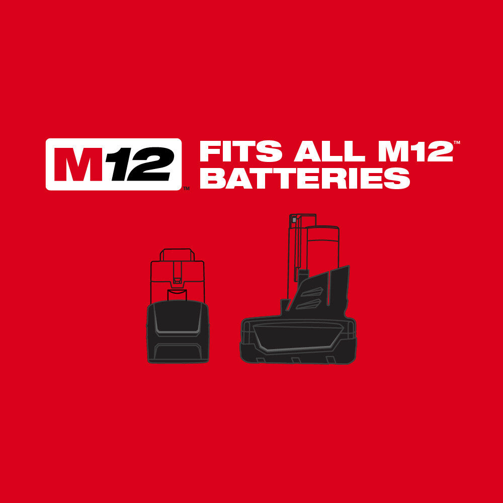 MILWAUKEE Milwaukee 2490-22 M12 Cordless Lithium-Ion 2-Tool Combo Kit