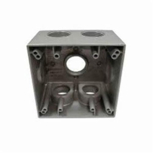 MULBERRY Mulberry 30595 Weatherproof Box Deep 2 Gangs 5 Outlets
