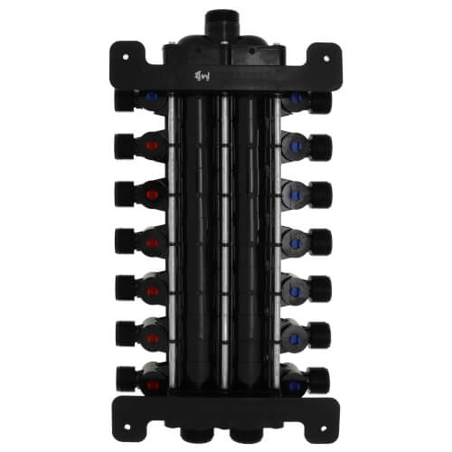 VIEGA Viega 49610 1/2 14 Port MANABLOC without Port Adapters (6 Hot, 8 Cold)