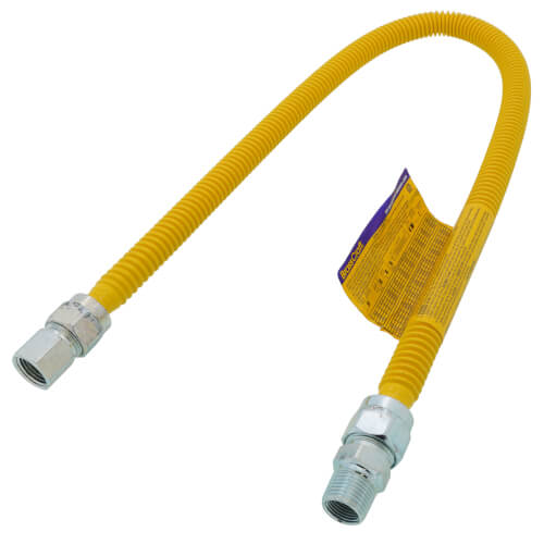 BRASSCRAFT BrassCraft CSSC54-36 Coated Gas Appliance Connector, 1/2 FIP x 1/2 MIP, 36 Inch Length