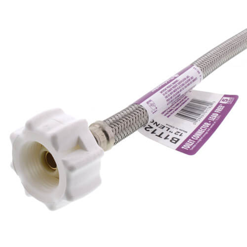 FLUIDMASTER Fluidmaster B1T12CS Click Seal 12 in. Compression x Ballcock Toilet Connector