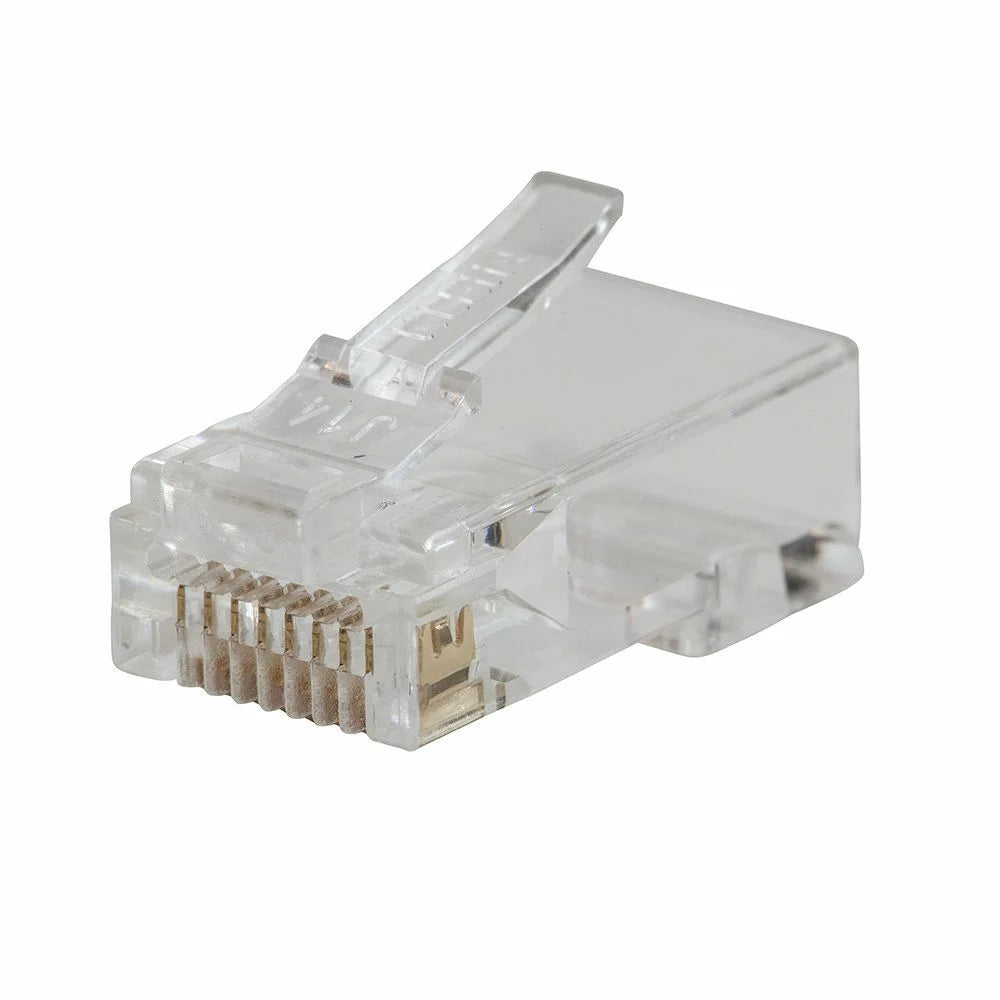 KLEIN TOOLS Klein VDV826-728 Pass-Thru Modular Data Plugs, RJ45-CAT5E, 10-Pack