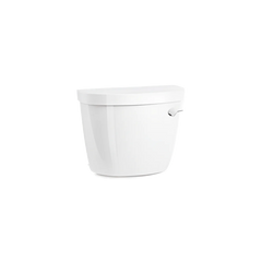 Kohler K-31615-0 Cimarron 1.28 GPF Flush Toilet Tank with Lid, White