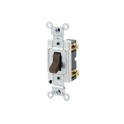 LEVITON Leviton CSB1-20W Toggle Switch 20 Amp 120/277 Volt