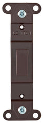 Leviton 80700 Adapter Wallplate TGL SW BLK TGL/NO HOLE