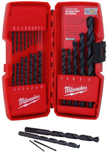 MILWAUKEE Milwaukee 48-89-2803 Thunderbolt Drill Bit Set 15pc Black Oxide