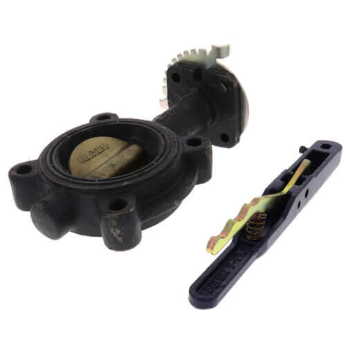 NIBCO Nibco LD200034 4 Lug Ductile Iron Butterfly Valve EPDM Lever Handle 200 PSI