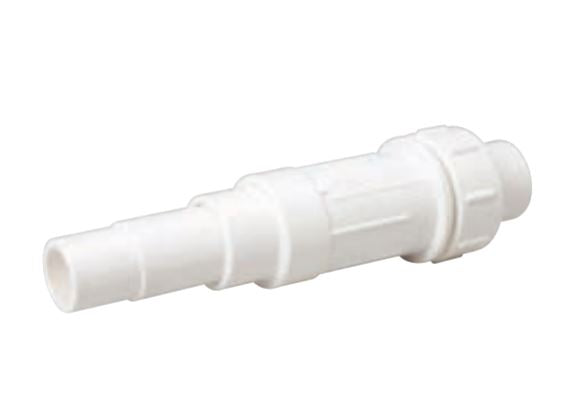 MUELLER INDUSTRIES B&K 160-506 Compression Coupling, 1-1/4 in Nominal, Slip x Spigot End Style, PVC