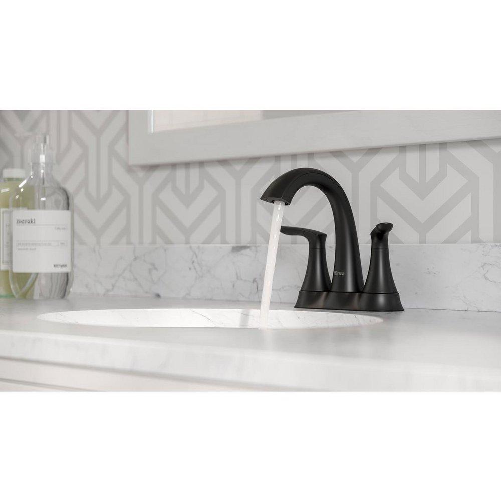 PFISTER Pfister LG48-WRPB Weller 2 Handle Centerset Bathroom Sink Faucet 1.2 GPM