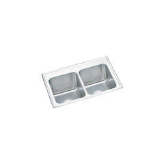 ELKAY Elkay DLR3322103 Lustertone Classic Stainless Steel 33 x 22 x 10-1/8 Equal Double Bowl Drop-in Sink