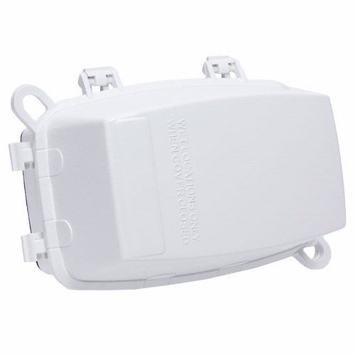INTERMATIC Intermatic WP1100WC 1-Gang Receptacle In-Use Cover, Horizontal / Vertical, 2-3/4 Deep - White