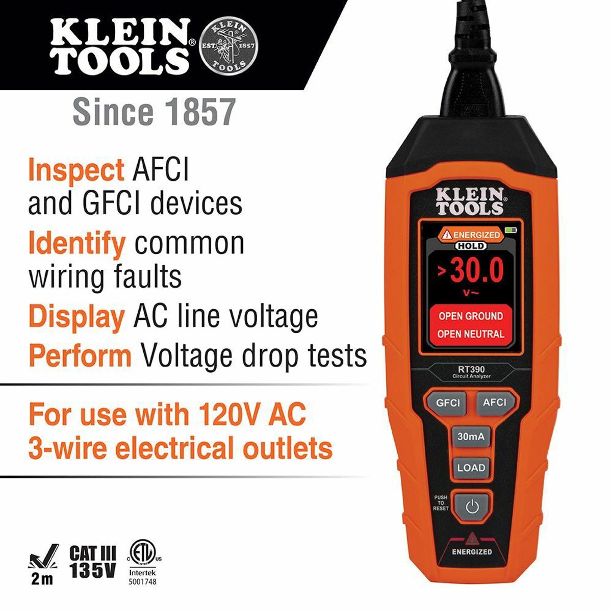 KLEIN TOOLS Klein Tools RT390 Circuit Analyzer