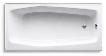 KOHLER Kohler K-716-0 Villager Right Hand Drain Soaking Tub 60 in x 30-1/4 in x 14 in Replacement MPN