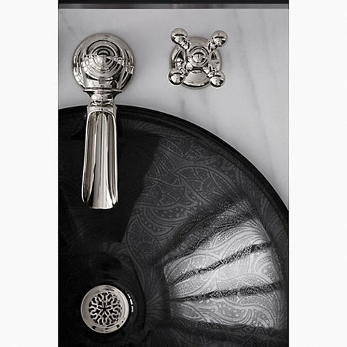 KOHLER Kohler K-98068-3-SN Artifacts 3-1/2 Inch H Widespread Bathroom Sink Cross Handle Vibrant Polished Nickel