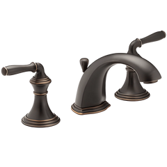 Kohler K-394-4-2BZ Devonshire Oil-Rubbed Bronze 2-Handle Widespread Bathroom Sink Faucet 1.2 gpm