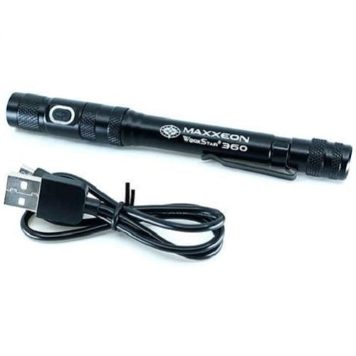 MAXXEON Maxxeon MXN00360 WorkStar 360 LED Rechargeable Penlight/Inspection Light with Zoom