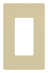 LUTRON Lutron CW-1-IV Claro Wallplate Ivory