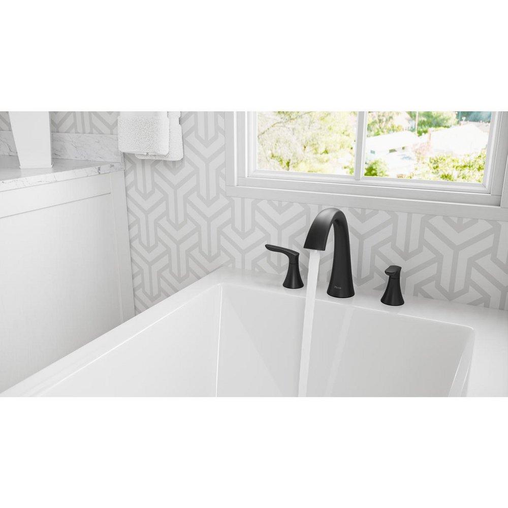 PFISTER Pfister RT65WRB Weller 2-Handle Roman Tub Trim in Matte Black