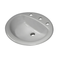 SLOAN Sloan 3873802 SS3802 Standard Drop-In Sink 8 C'Set