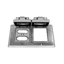 ABB ABB 2CCDG 2-Gang GFCI Duplex Cover
