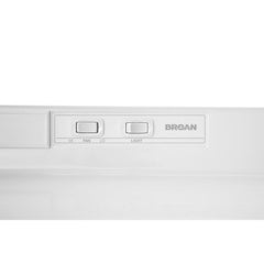 BROAN-NUTONE Broan-NuTone F403011 White-on-White Range Hood 230 MAX CFM 30 in Ducted