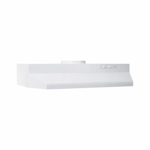 BROAN-NUTONE Broan-NuTone F403011 White-on-White Range Hood 230 MAX CFM 30 in Ducted