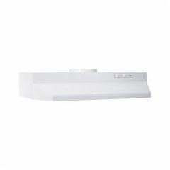BROAN-NUTONE Broan-NuTone F403011 White-on-White Range Hood 230 MAX CFM 30 in Ducted