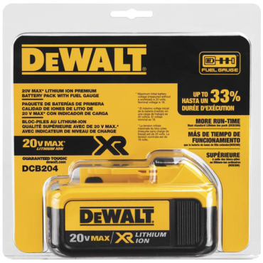 DEWALT DCB204 BATTERIES
