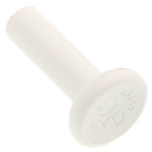 JOHN GUEST John Guest PP0812W 3/8 in. OD Stem Bulkhead Polypropylene Plug